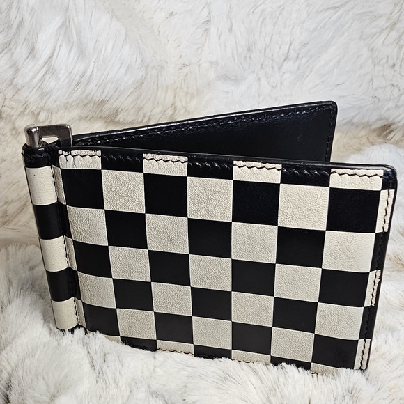 Saint Laurent Monochrome Checkered Wallet - Picture 11 of 11